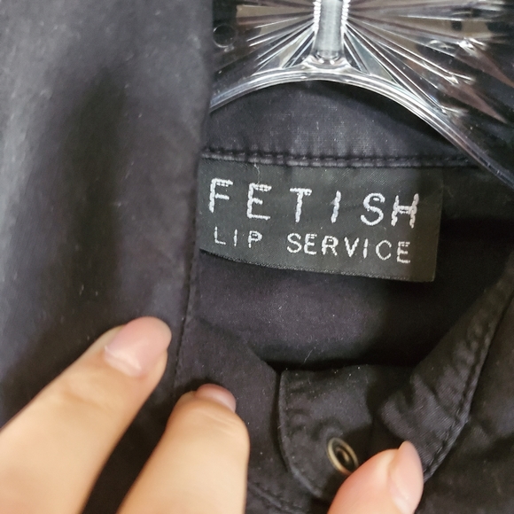 Lip Servicd Division LS military poplin blouse - Picture 2 of 6